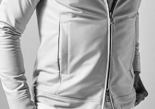 AKM】SENA by RIBA NECK ZIP PARKA -OFF WHITE- | AKM