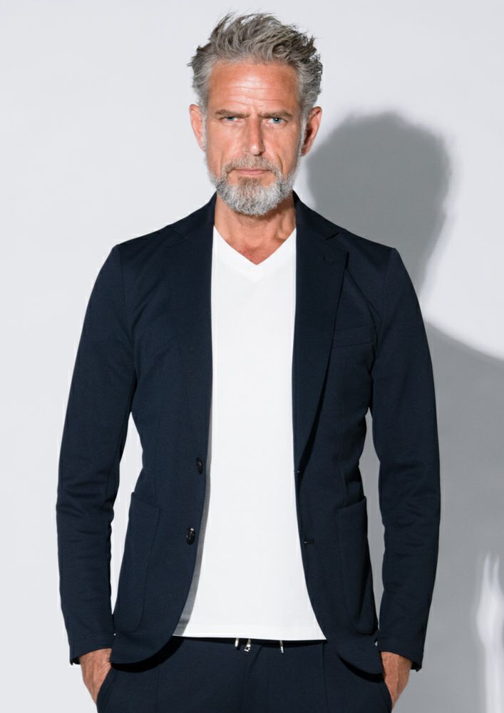 AKM】SOLOTEX STRETCH SWING EASY JACKET -BLACK- | AKM