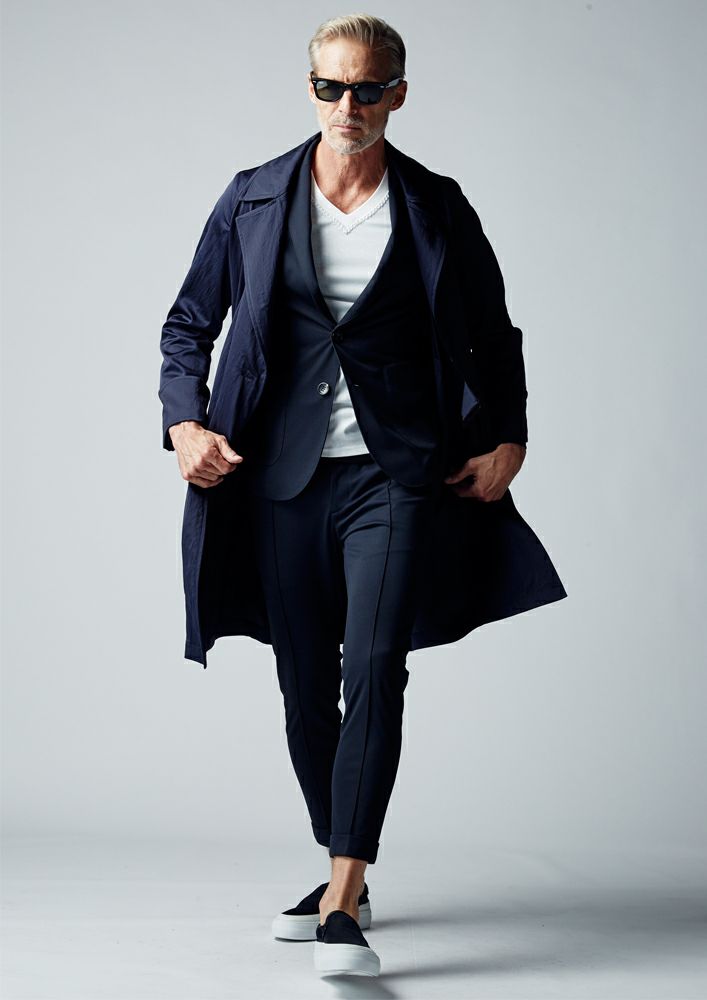 AKM】SOLOTEX MELANGE 4WAY STRETCH CRAZY SWING EASY JACKET