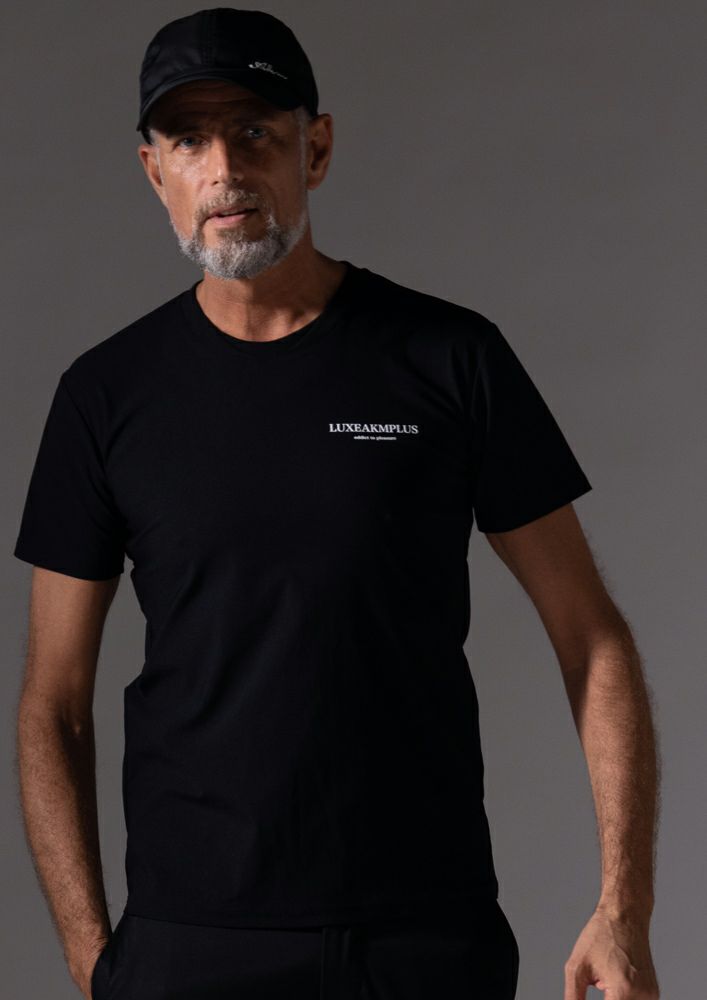 極美品　AKM ハイブリッドネックTシャツ S LUXE163AKMBB 大好評！『LUXE163AKMBB』Tシャツ入荷！ | chemical conbination