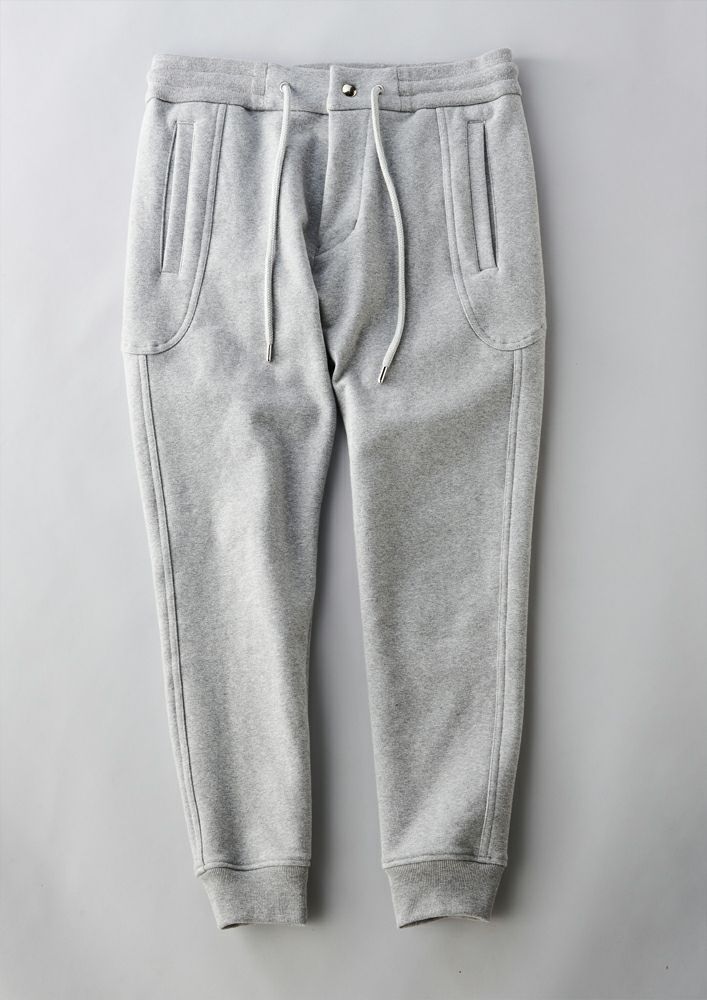 AKM】ORIGINAL STRETCH JERSEY SOLID EASY RIB -GRAY- | AKM