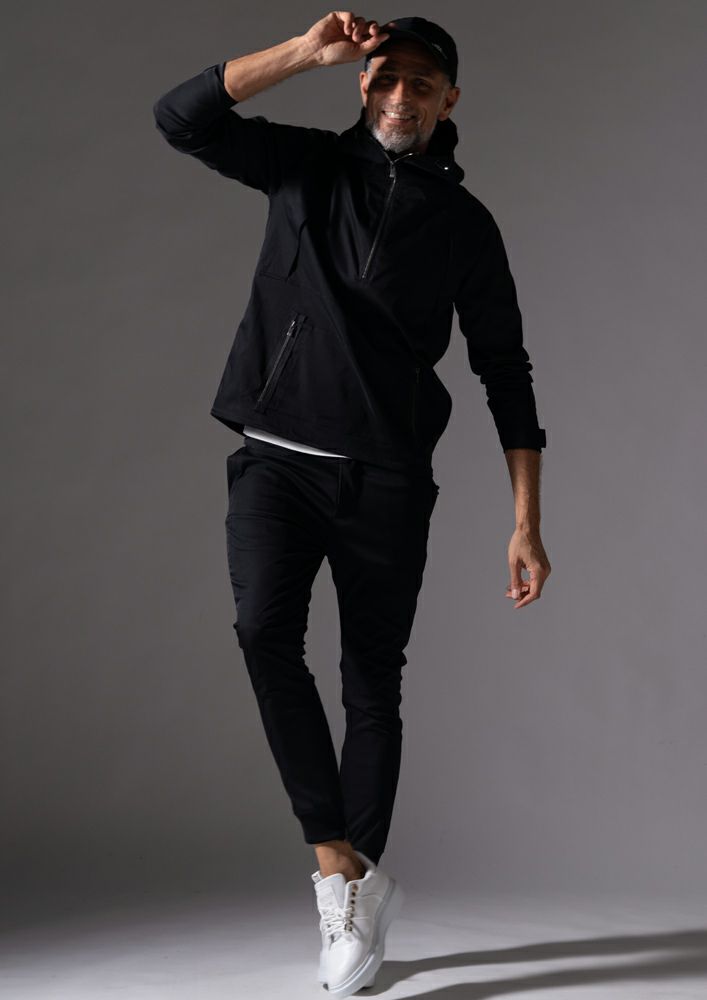 AKM PLUS】 PULLOVER ANORAC PARKER -BLACK/WHITE- | AKM AKM PLUS】 PULLOVER ANORAC PARKER -BLACK/WHITE- | AKM