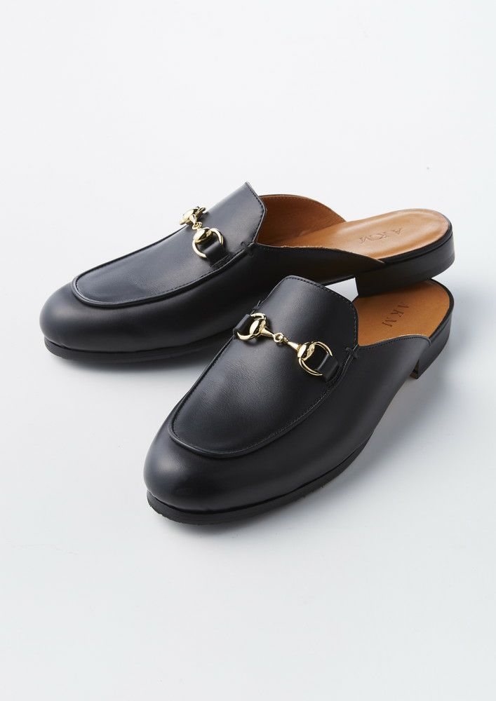AKM】CALF MULE -BLACK- | AKM［エイケイエム］公式オンライン