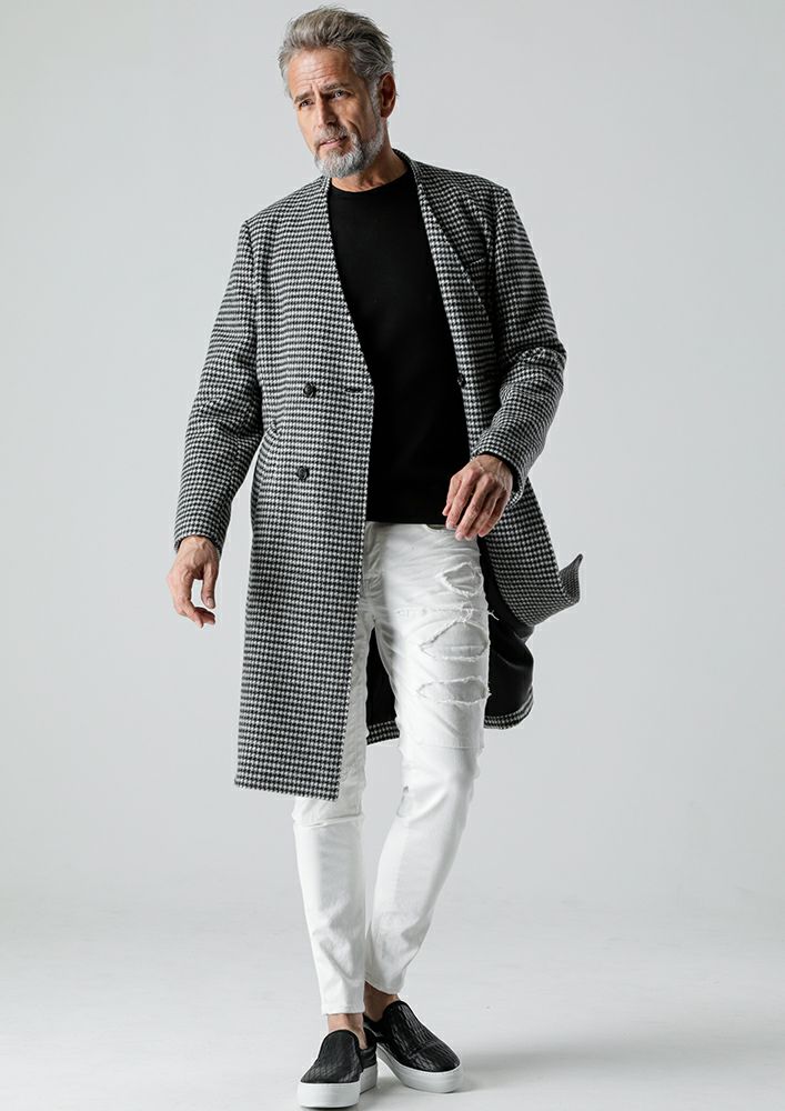 すぐったレディース福袋 NO AKM COLLAR BLACK/WHITE W-CHESTER ジャケット・アウター