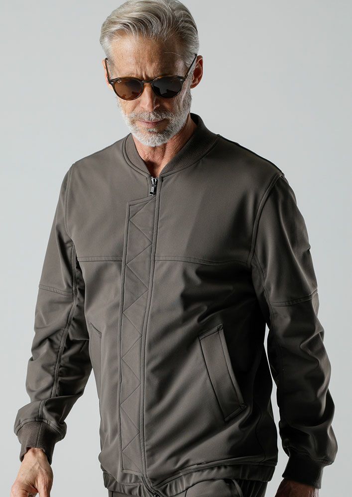 AKM】STRETCH ENERGY GATHER BOMBER -D.GRAY- | AKM［エイケイエム 