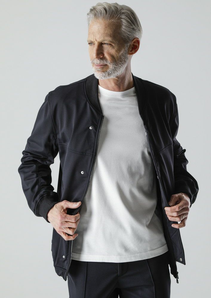 AKM48 AKM】STRETCH ENERGY GATHER BOMBER -BLACK- | AKM［エイケイエム