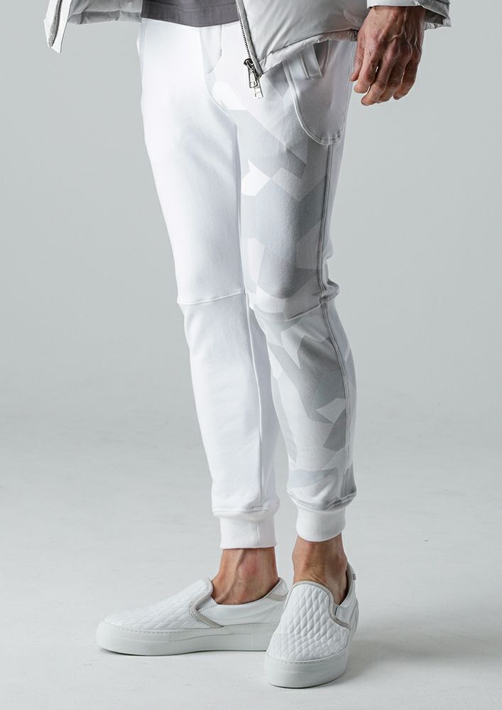 AKM】ORIGINAL STRETCH JERSEY SOLID EASY RIB -WHITE/WHITE