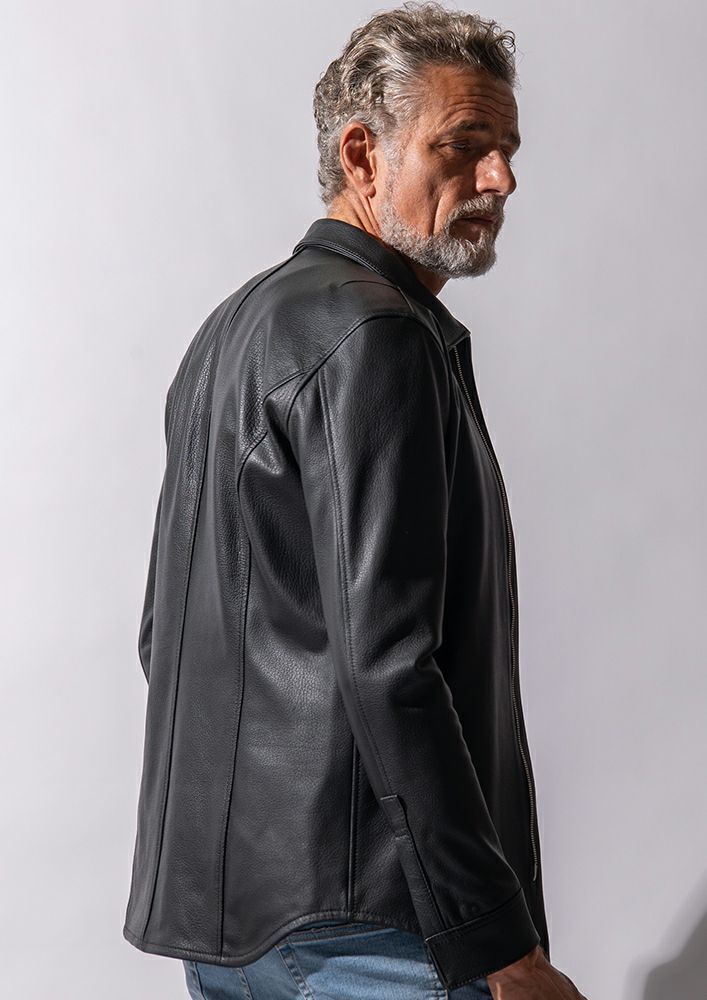 AKM】SHRINK SHEEP ZIP SHIRTS -BLACK- | AKM［エイケイエム］公式