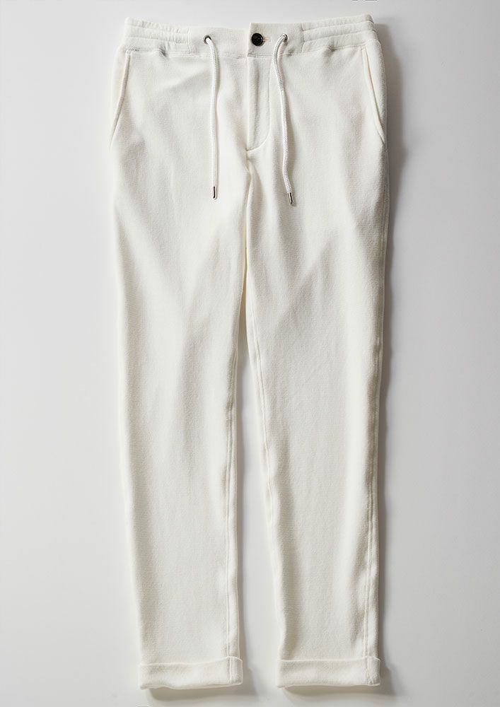 AKM】ORIGINAL KARAMI JERSEY EASY TROUSER -WHITE- | AKM