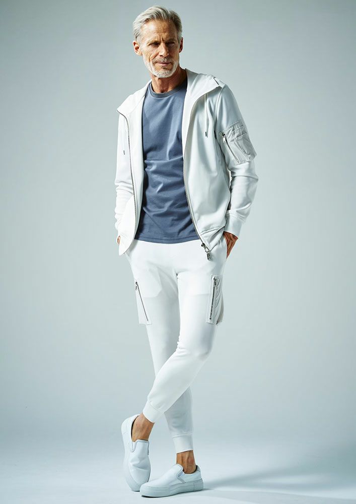 トップス AKM LUXE SPORT ZIP PARKA AKM】AQUA SUITING JERSEY RAGLAN ZIP PARKA -MINT-