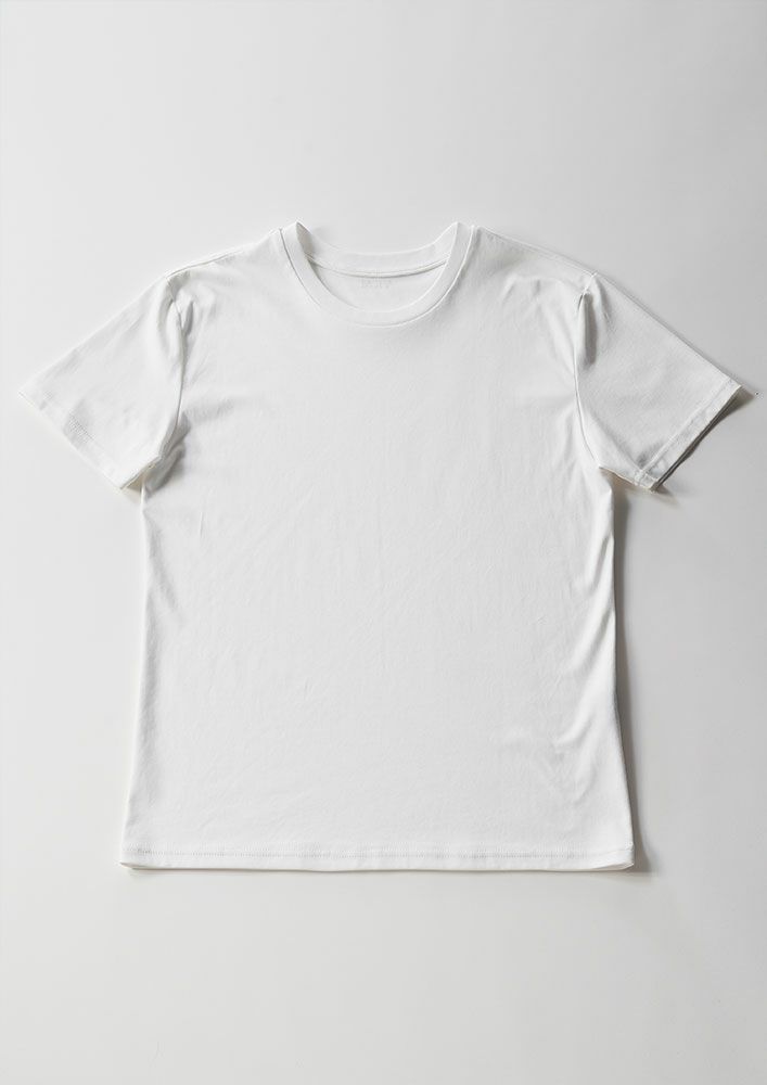 AKM】SUVIN PLATINUM SMOOTH S/S CREW-NECK -WHITE- | AKM