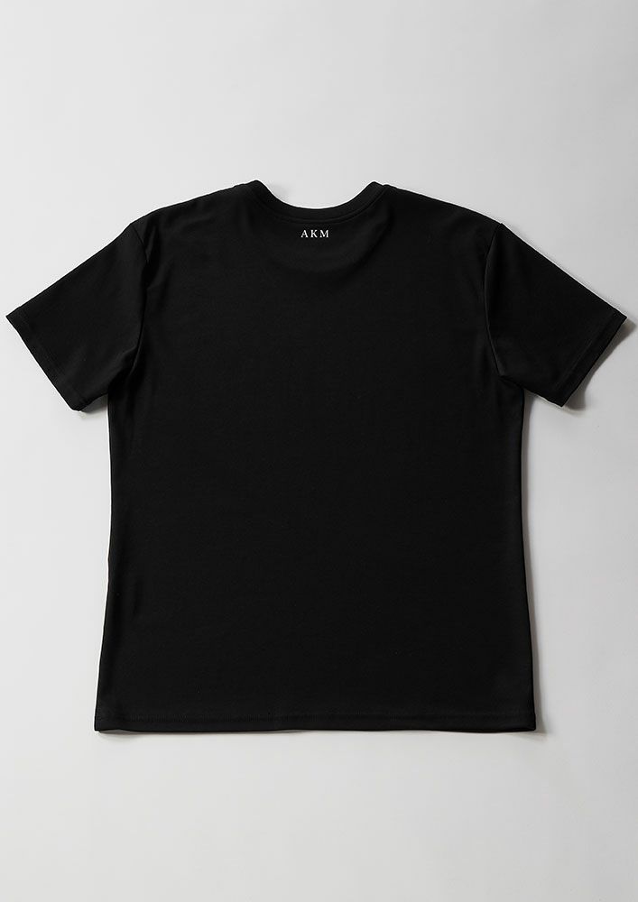 AKM】SUVIN PLATINUM SMOOTH S/S CREW-NECK -BLACK- | AKM