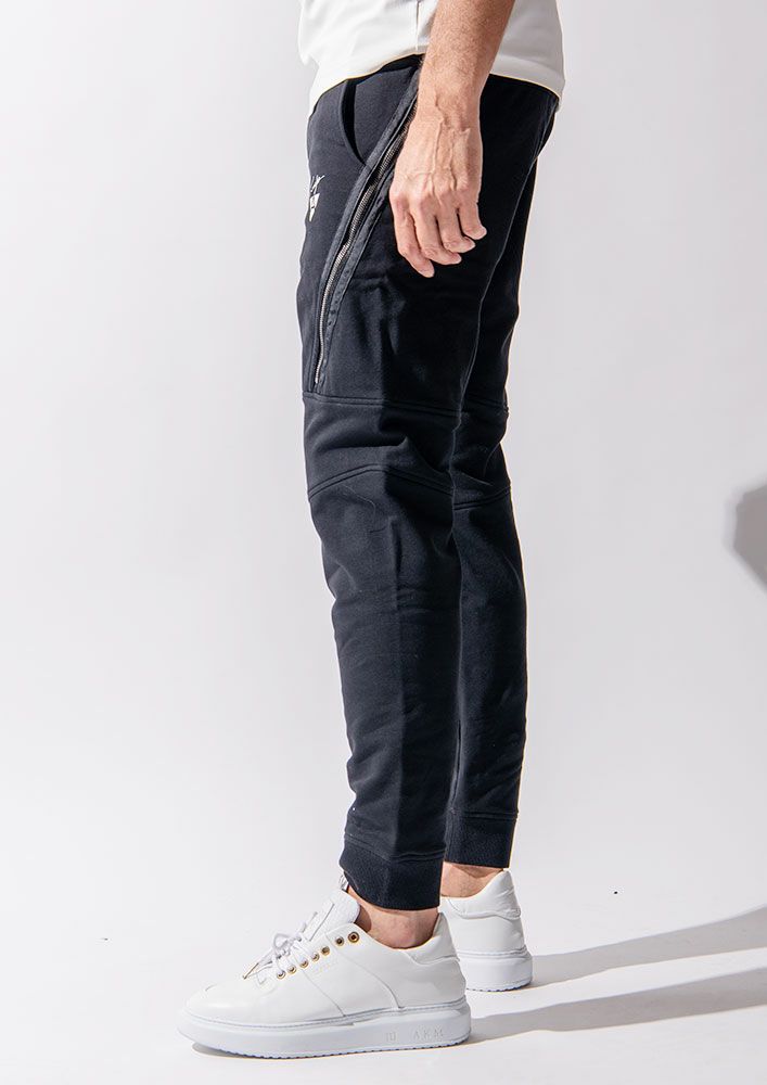 送料無料、最短当日発送 【AKM PLUS】COMFORT BIKER PANTS-BLACK