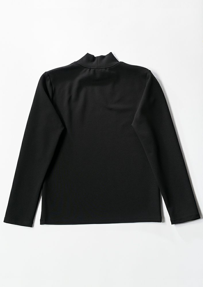 サイズL【未使用】AKM デュアルウォームVネックカットソー 定価35200円 AKM】DUALWARM MOIST PONTI L/S HAND STITCH V-NECK -INDIGO-