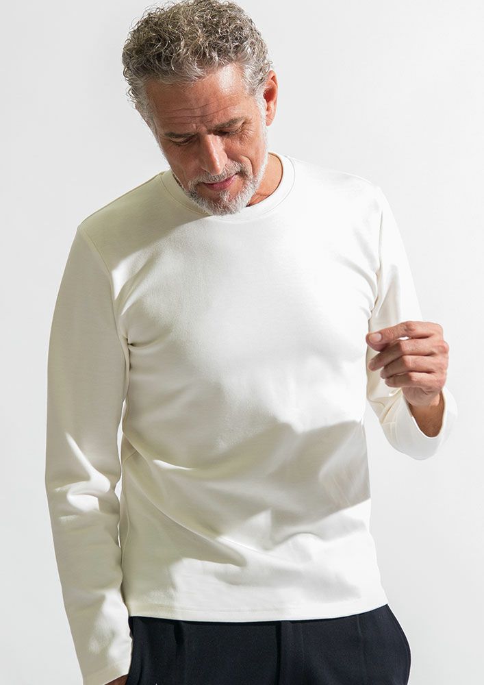 未使用 AKM L ピンク DUALWARM MOIST PONTI L/S CREW　デュアルウォームクルーネックカットソー 未使用 AKM L ピンク DUALWARM MOIST PONTI L/S CREW デュアル
