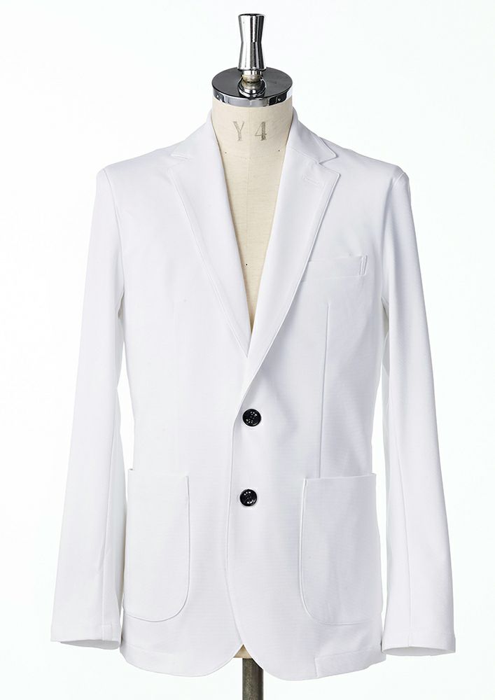 B413 / MELANGE TWILL 2WAY NO COLLAR 2B JK -GRAYの写真