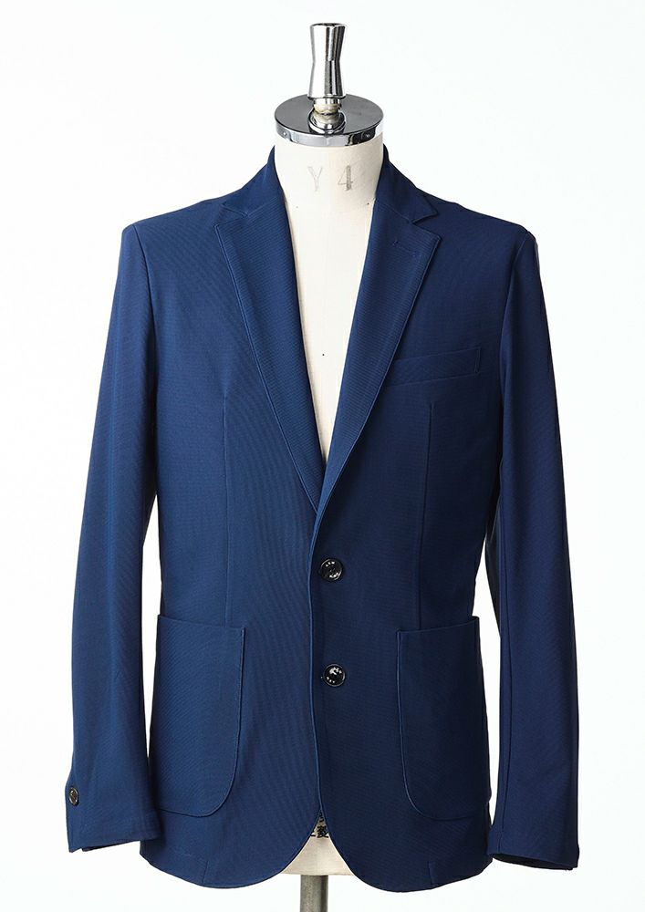 B413 / MELANGE TWILL 2WAY NO COLLAR 2B JK -GRAYの写真