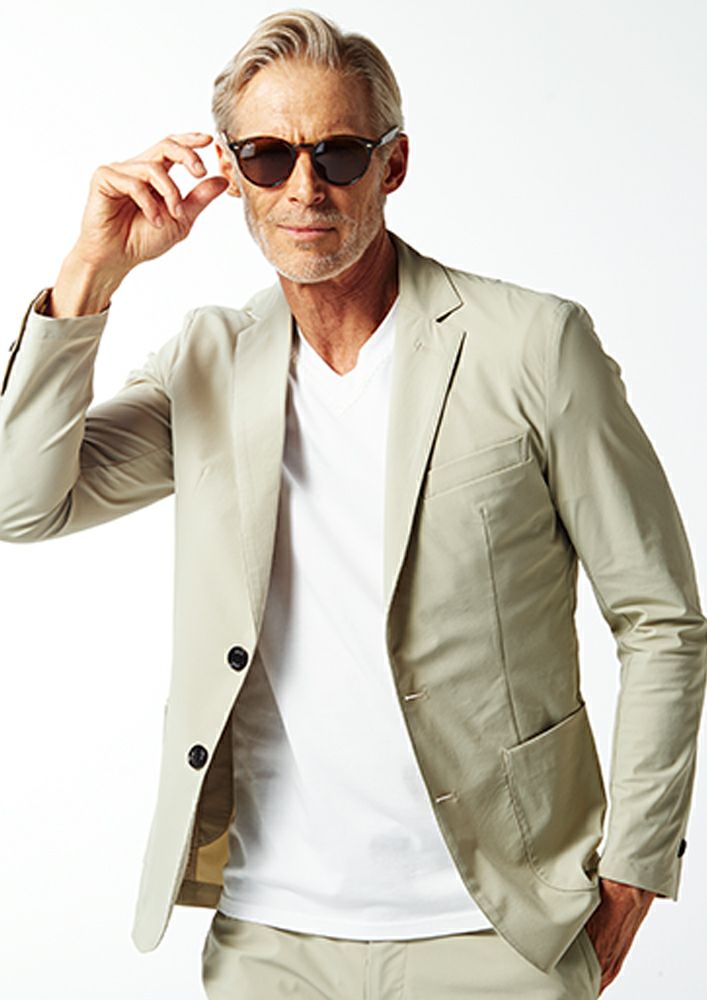 AKM】TM ICE SWING EASY JACKET -BEIGE-
