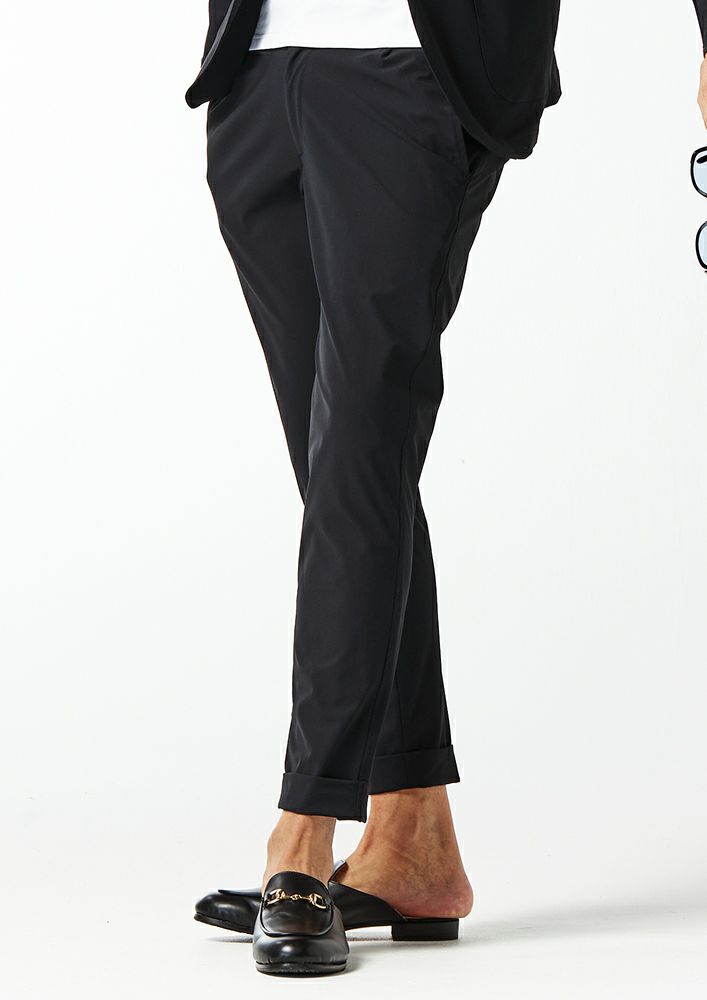 AKM】TM ICE SWING EASY PANTS -BLACK-