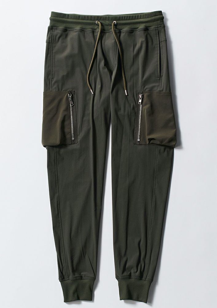 AKM】MERYL HIGH TENTION/SOLOTEX DOUBLE CLOTH HYBRID CARGO PANTS -KHAKI-