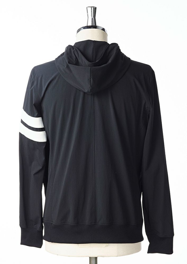 AKM ジャケット AKM】STRETCH NYLON RASH GUARD NECK PARKA -BLACK-