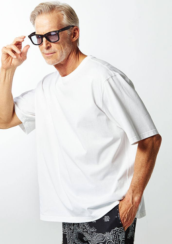 T244 / CTN266 / SILKETE COTTON S/S HAND STITCH V-NECK  の写真