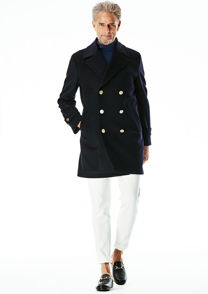 2024awアウターコレクション 定価10万 AKM WOOL CASHMERE MELTON P