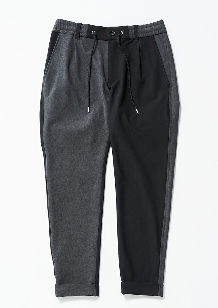 TR 2WAY SOFTTHRMO SWING EASY PANTS -BLACK/D.GRAY-