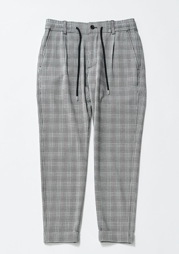 新品⭐︎ AKM SWING EASY PANTS エイケイエム スラックス AKM】TR 2WAY SOFTTHRMO SWING EASY PANTS -BLACK/WHITE- | AKM