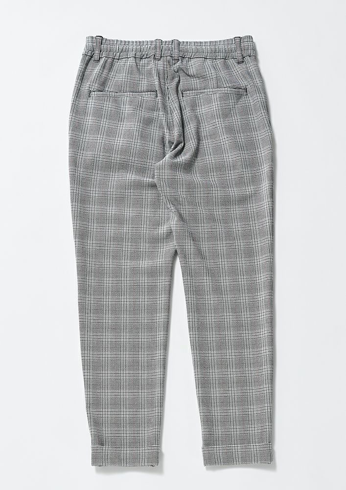 AKM】TR 2WAY SOFTTHRMO SWING EASY PANTS -BLACK/WHITE- | AKM