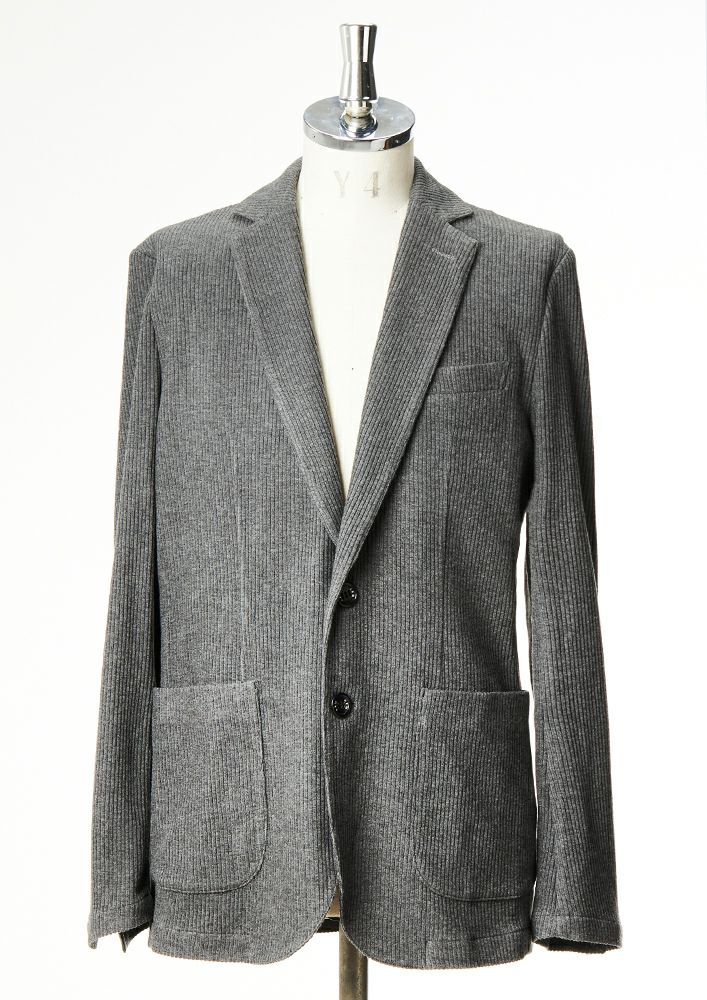 T/R STRETCH SWING EASY JACKET (LINING)-D.BROWN-