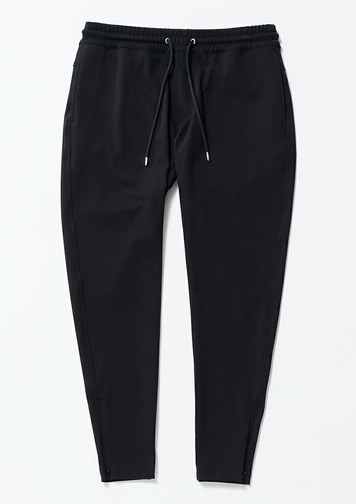 DUAL WARM BARE PONTI TRACK SKINNY -GRAY-