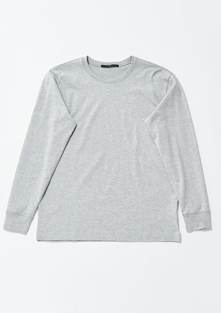 AKM】 50/2 GIZANDY L/S CREW -GRAY- | AKM［エイケイエム］公式