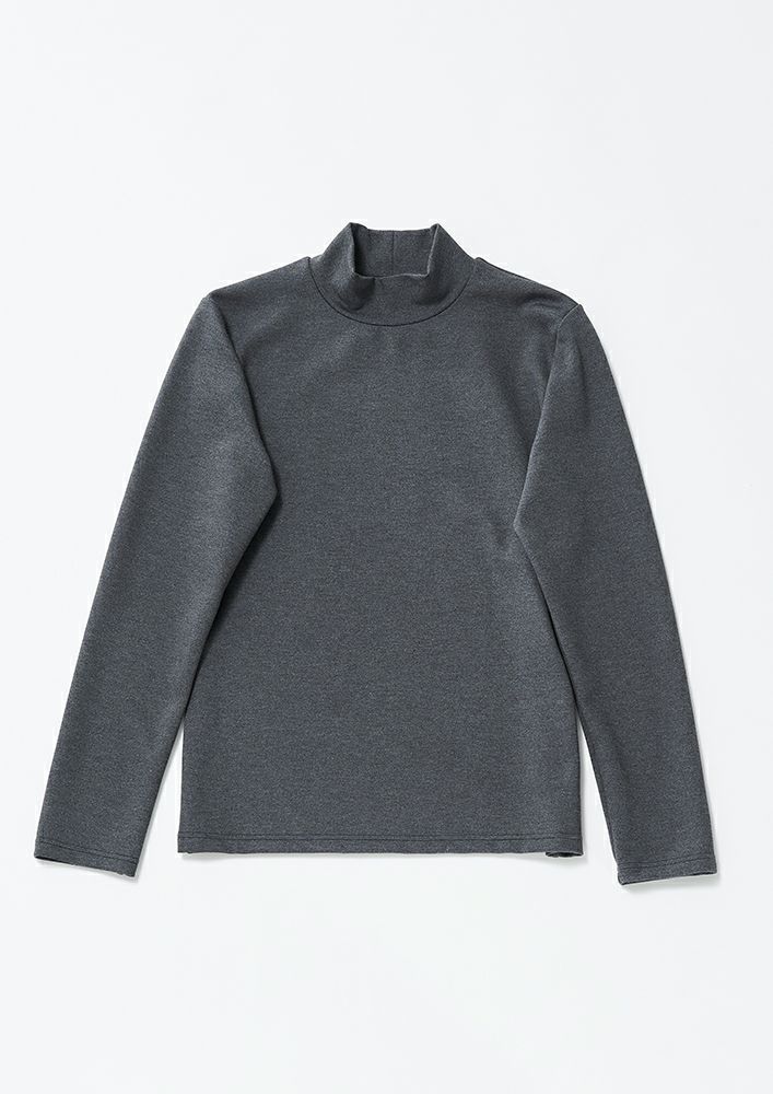 ■AKM■デュアルウォームベアポン L/S キーネック長袖カットソー 2024AWカットソーコレクション