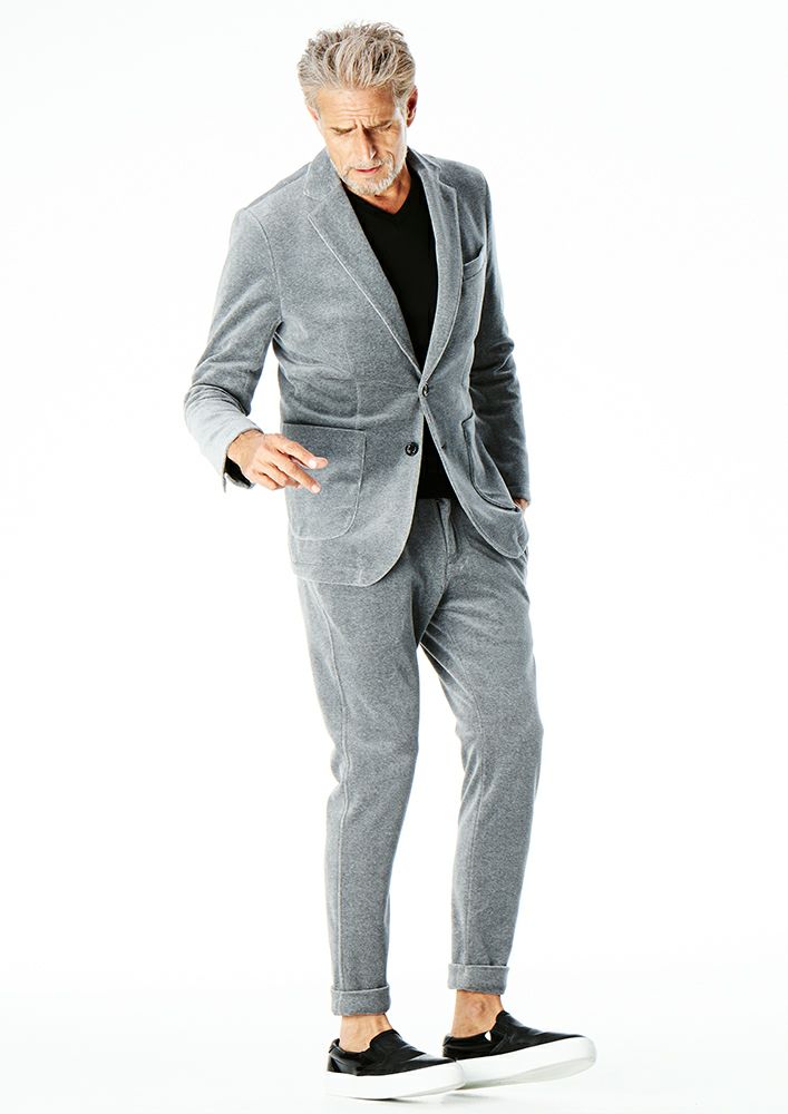 AKM】 DUALWARM MOIST PONTI L/S V-NECK -BLACK- | AKM［エイケイエム