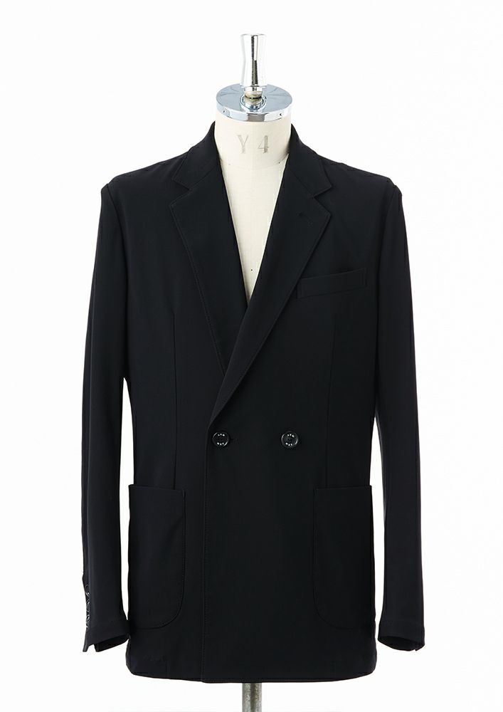 AKM】SALAVENA TWILL TRICOT SEMI W-JKT -BLACK-