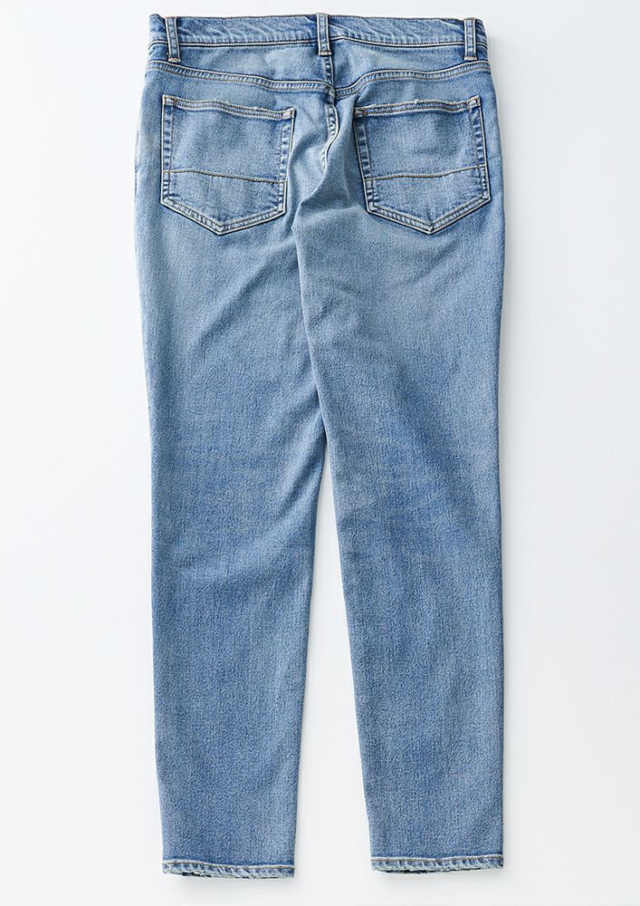 AKM】HIGH POWER STRETCH DENIM【LIL DAMAGED】 5POCKET SKINNY