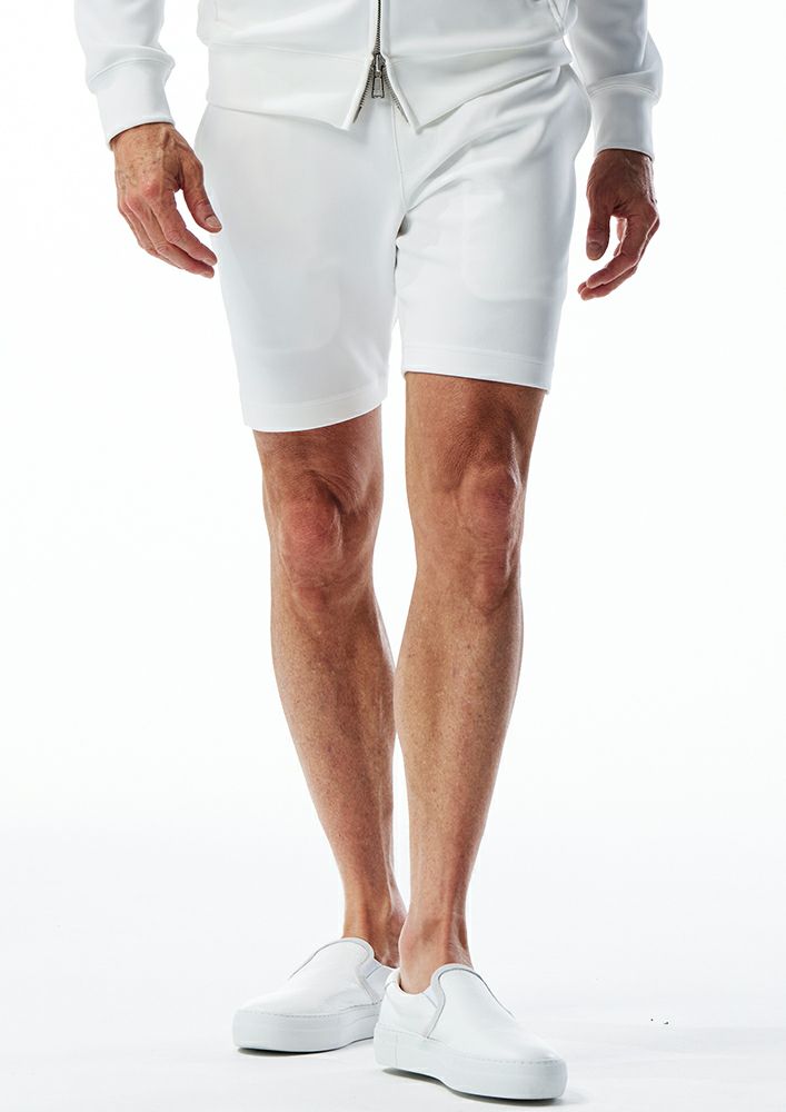 定価4.3万AKM stretch jersey solid ショートパンツ S AKM】ORIGINAL STRETCH JERSEY SOLID EASY SHORTS -NAVY GRAY