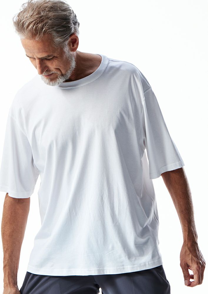 AKM】80/1 HIGH GAUGE SILKY JERSEY S/S CREW-NECK T【LOOSE FIT
