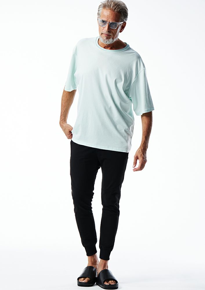 AKM】80/1 HIGH GAUGE SILKY JERSEY S/S CREW-NECK T【LOOSE FIT